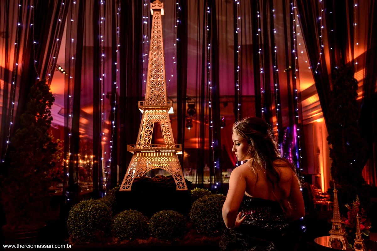 festa 15 anos tema paris
