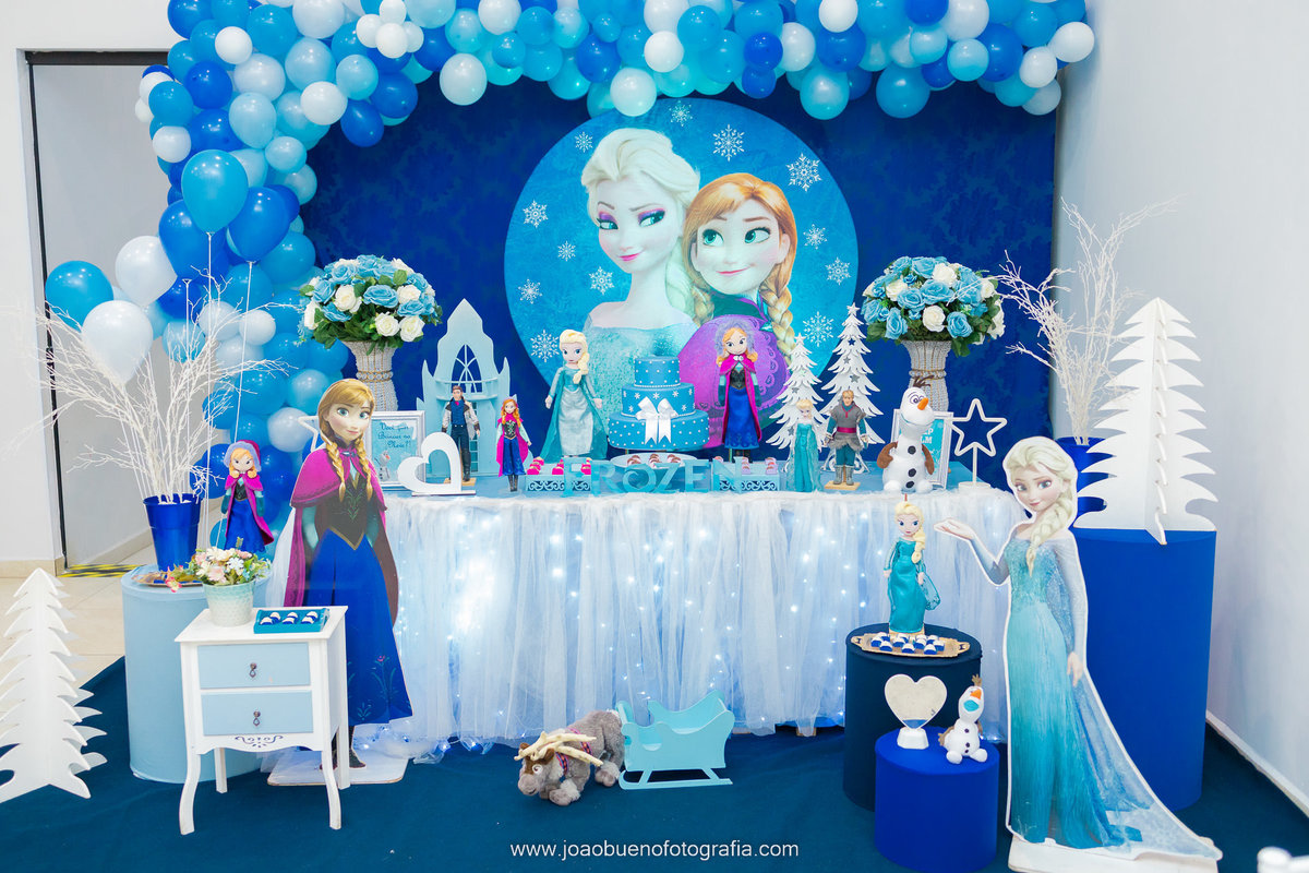 Decoração frozen, buffet pipoca 1, fotógrafo bauru, aniversário infantil