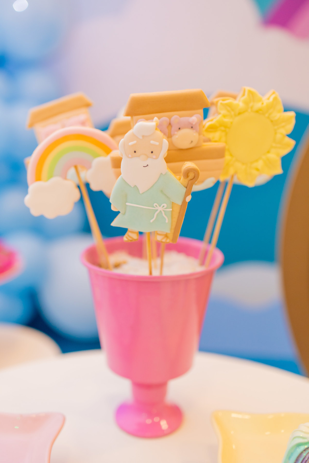 aniversário infantil evangélico, aniversário infantil tema arca de noé, decoração Arca de Noé, buffet kolore bauru, fotografo infantil em bauru