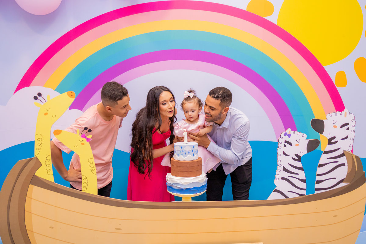aniversário infantil evangélico, aniversário infantil tema arca de noé, decoração Arca de Noé, buffet kolore bauru, fotografo infantil em bauru