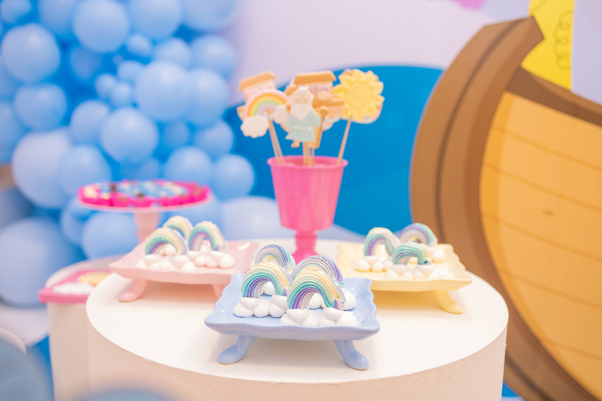 aniversário infantil evangélico, aniversário infantil tema arca de noé, decoração Arca de Noé, buffet kolore bauru, fotografo infantil em bauru