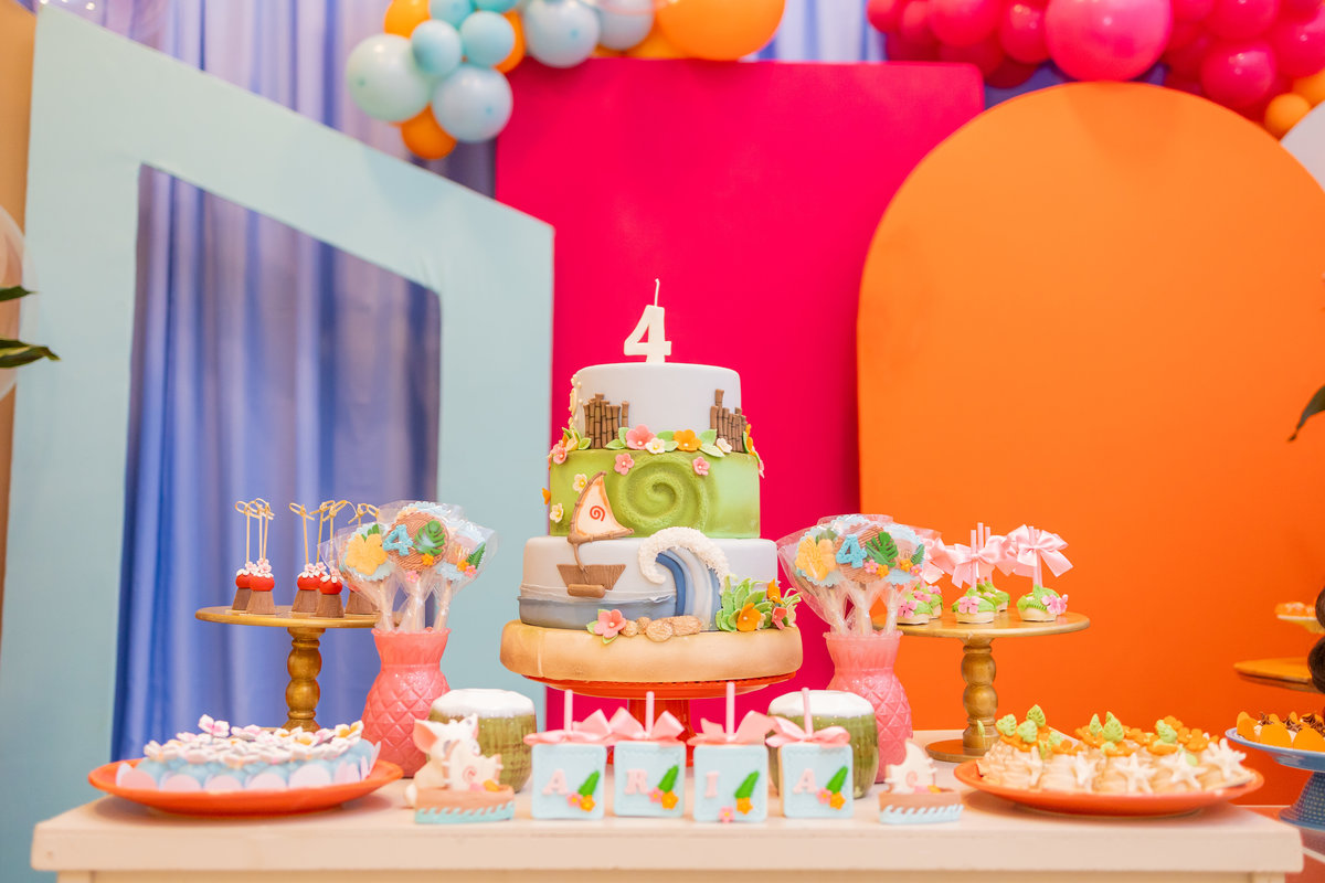 aniversário infantil tema Moana, fotografo em bauru, festa infantil bauru, buffet kolore bauru, doces personalizados moana