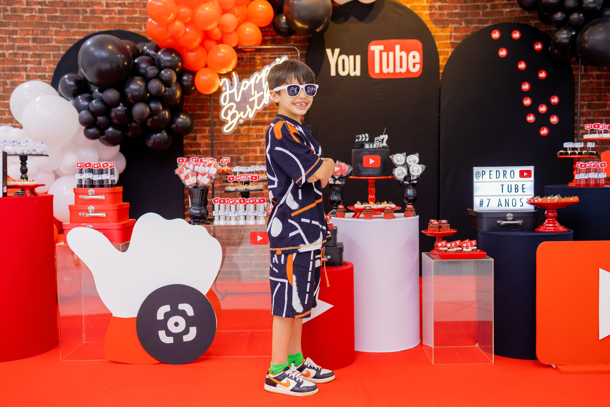 aniversário infantil tema youtube, buffet zappteen bauru, fotografo em bauru, fotografo infantil bauru