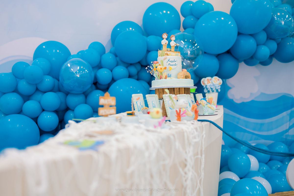 aniversário infantil tema pesca, aniversário tema pescador, decoradora em bauru, fotografo infantil em bauru, buffet zappteen, doces personalizados tema pescador
