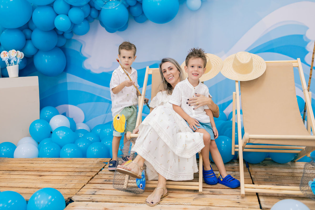 aniversário infantil tema pesca, aniversário tema pescador, decoradora em bauru, fotografo infantil em bauru, buffet zappteen, doces personalizados tema pescador