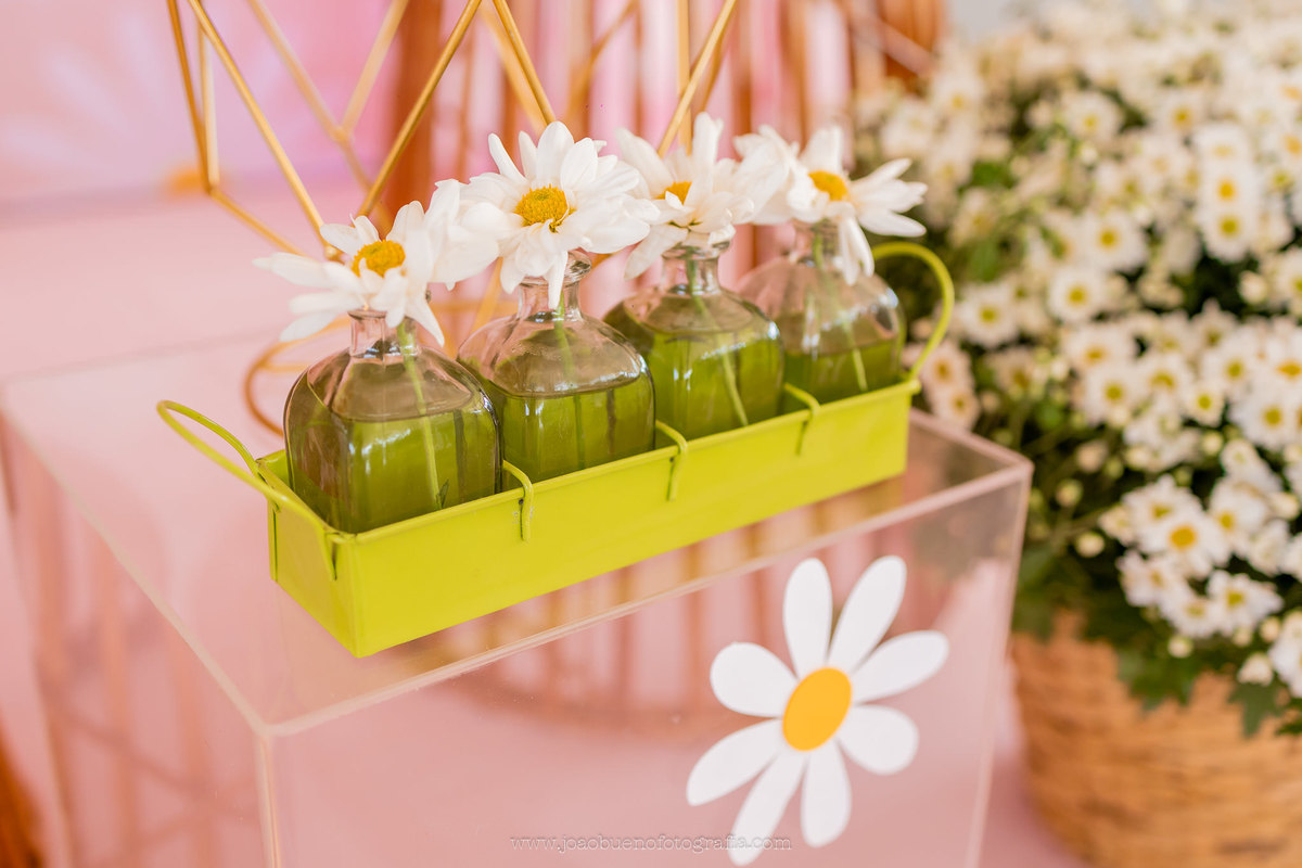 aniversário infantil em Bauru, aniversário infantil, fotografo em bauru, aniversário tema margaridas, doces personalizados tema margaridas