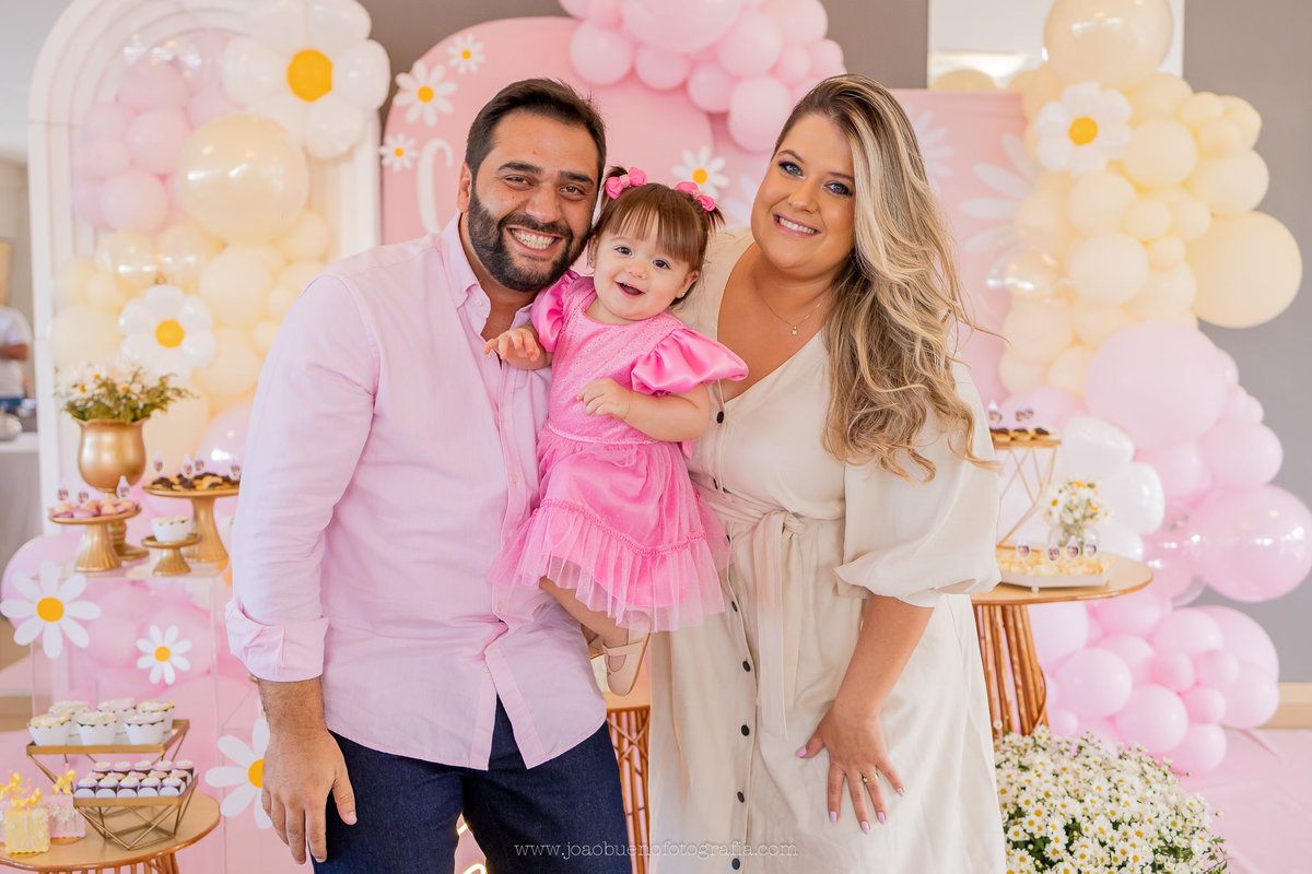 aniversário infantil em Bauru, aniversário infantil, fotografo em bauru, aniversário tema margaridas, doces personalizados tema margaridas
