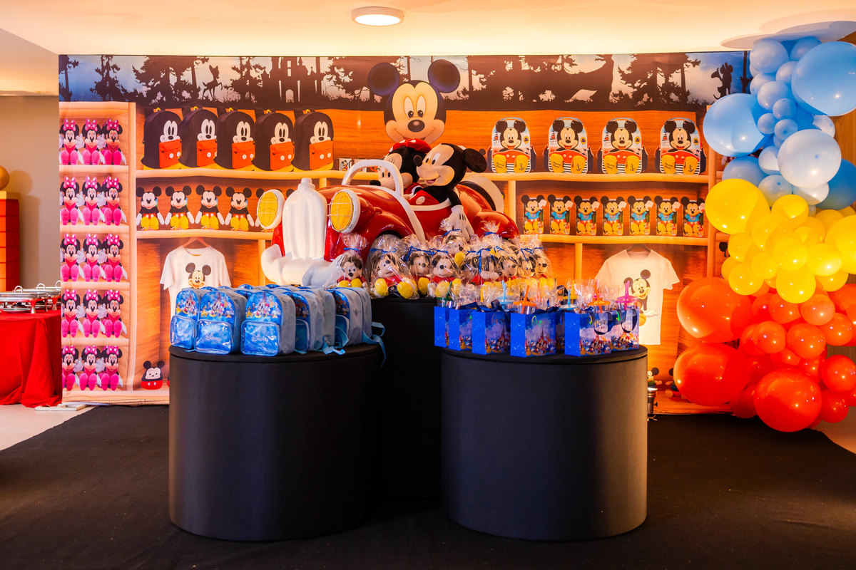 Márcia & Marô Recepções bauru, festa infantil Márcia & Marô, decoração mickey mouse bauru