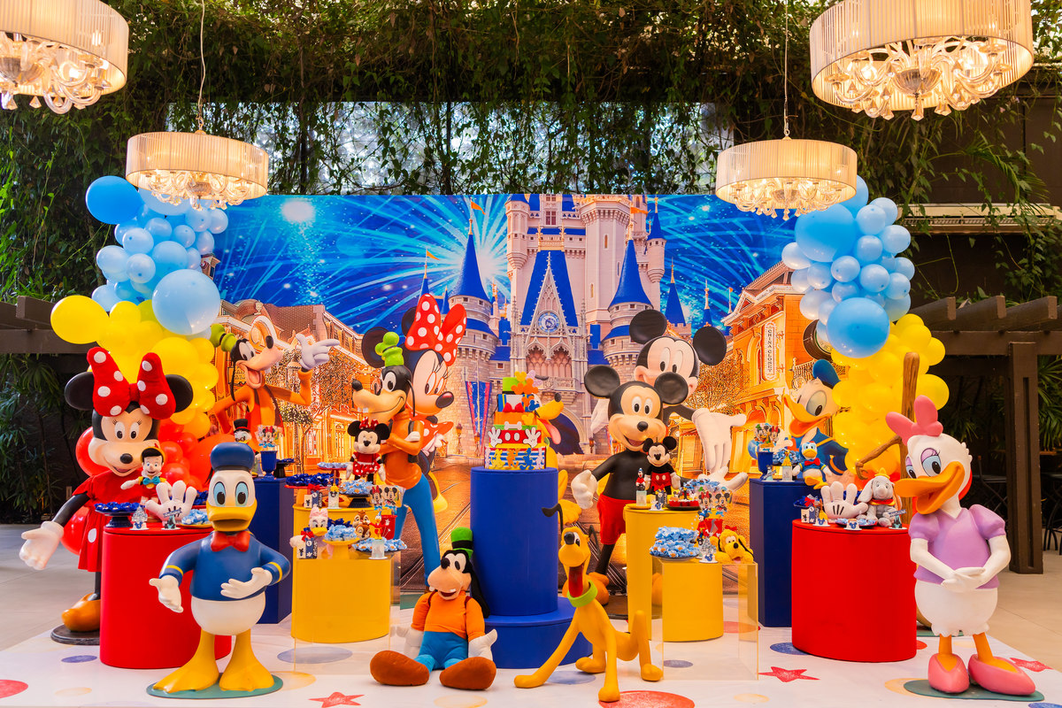 Márcia & Marô Recepções bauru, festa infantil Márcia & Marô, decoração mickey mouse bauru