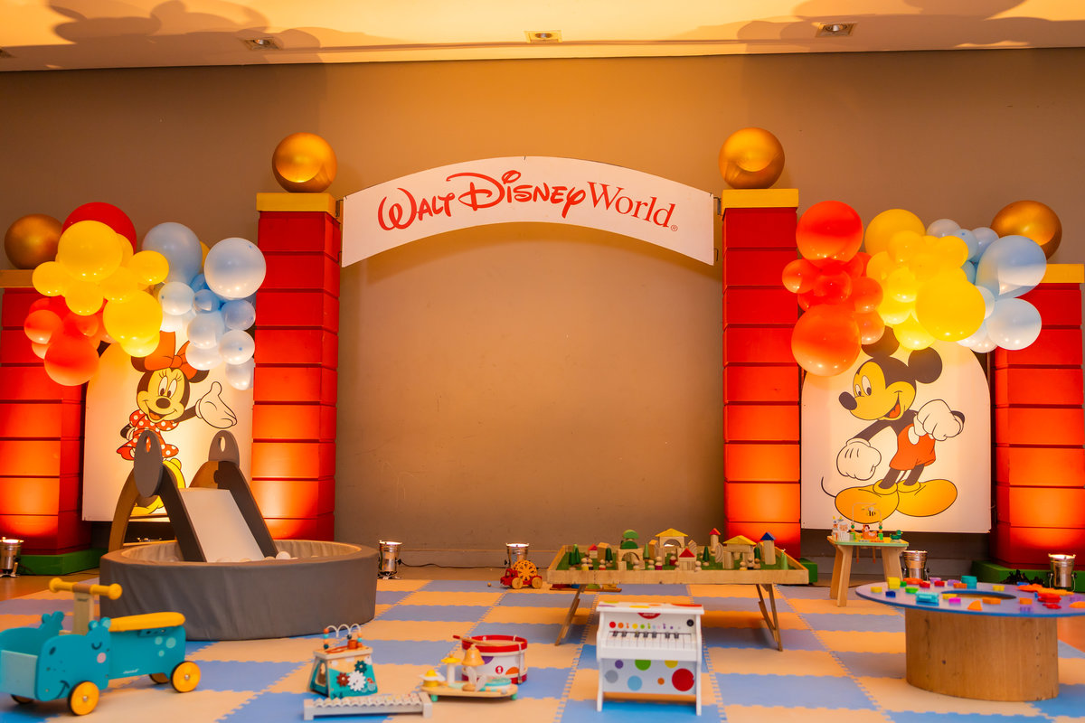 Márcia & Marô Recepções bauru, festa infantil Márcia & Marô, decoração mickey mouse bauru