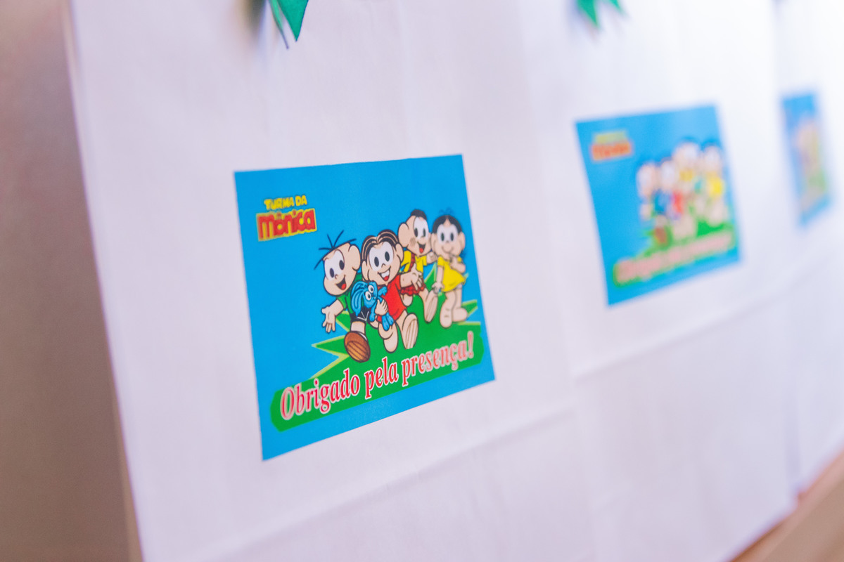 Sacolinha surpresa da turma da Mônica