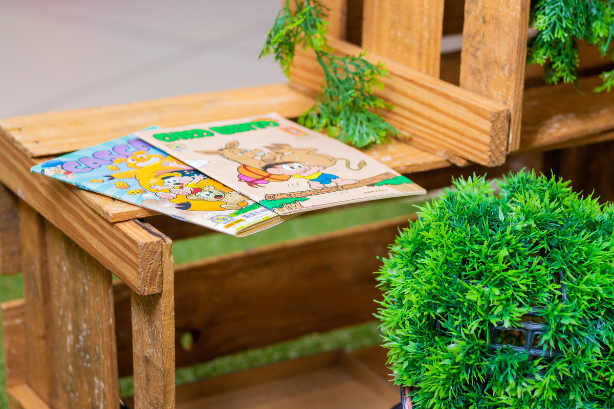 Decoração turma da Mônica, aniversário infantil, Gibis para decoração