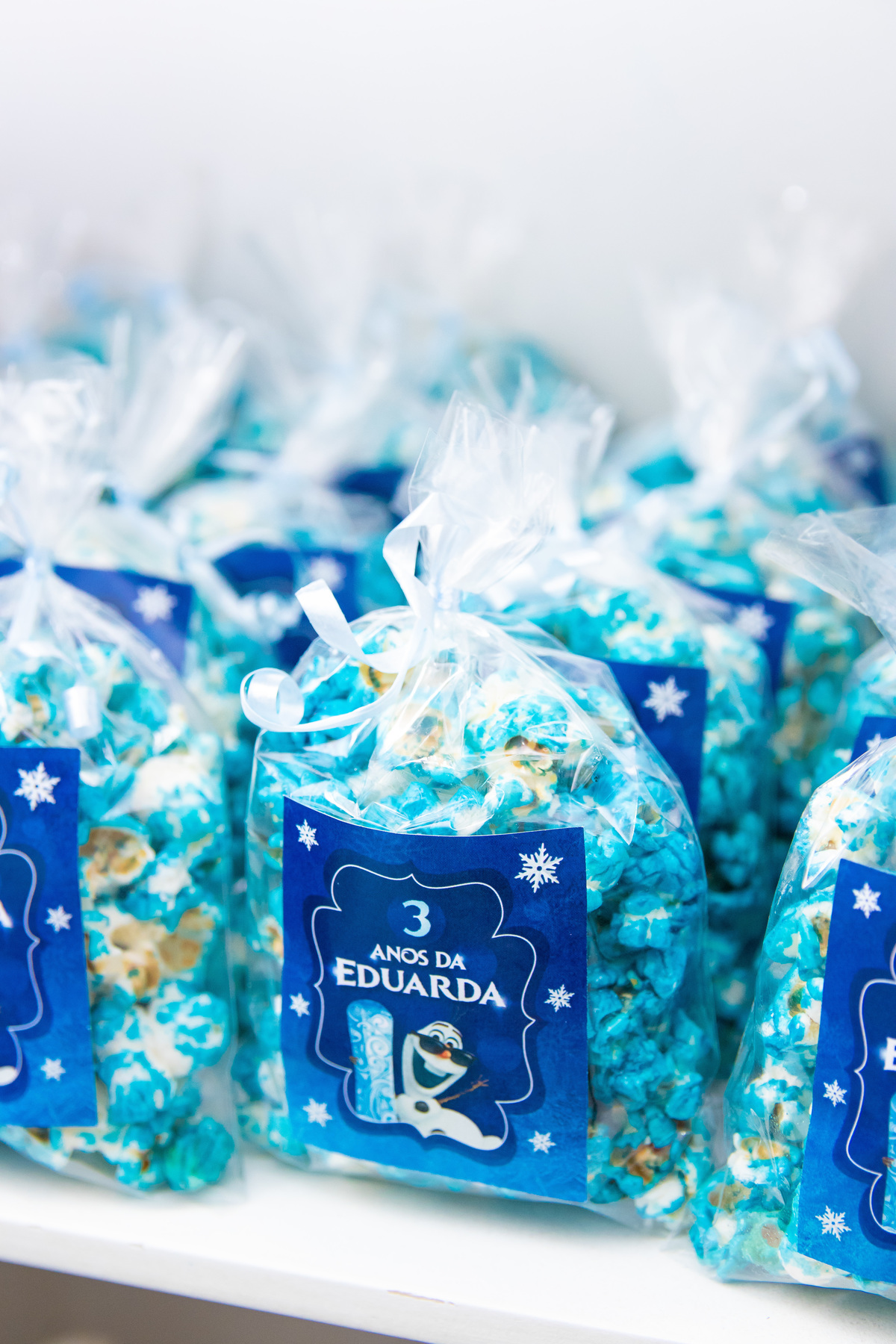 Pipoca personalizada Frozen