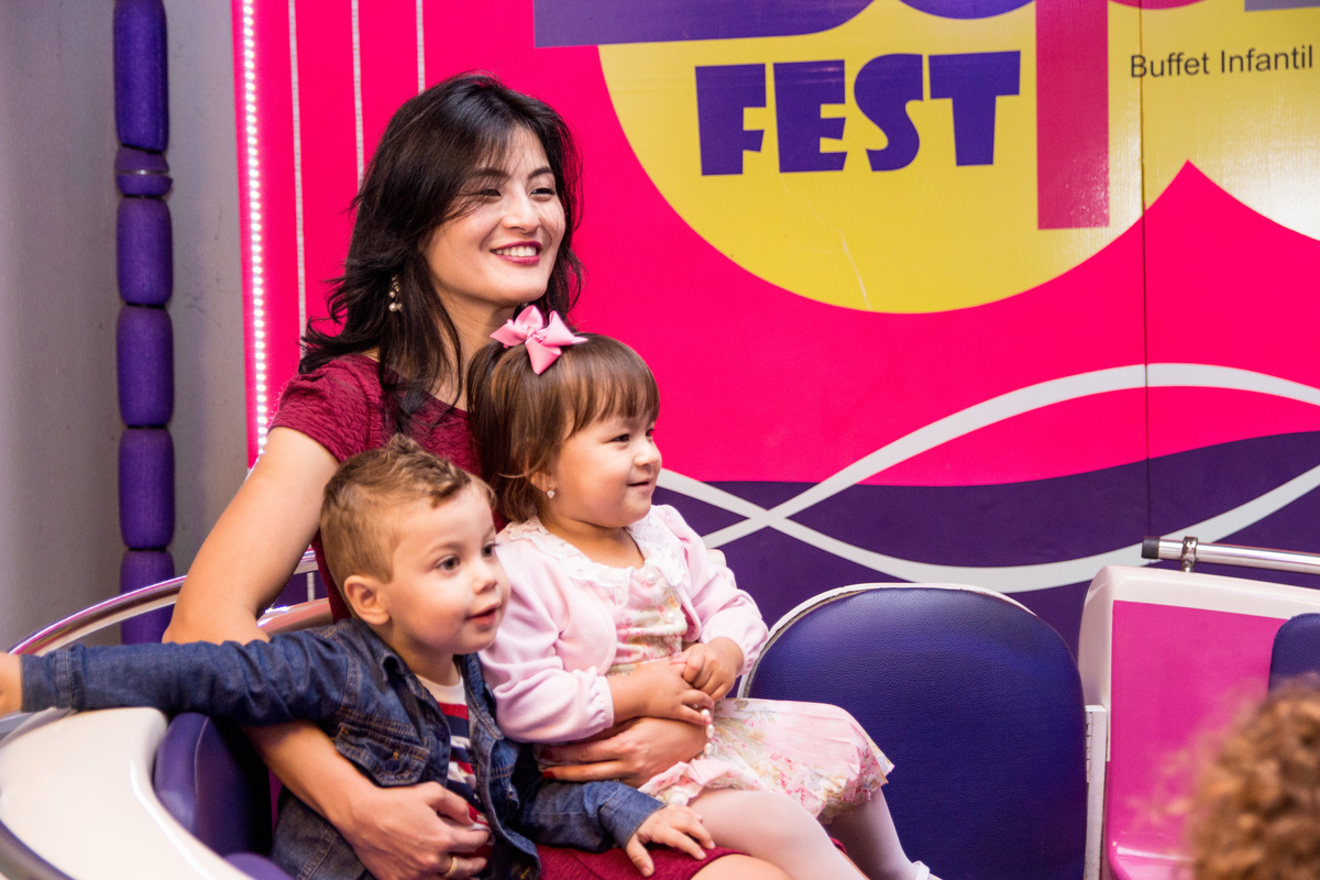 Mãe e Aniversariante na labamba