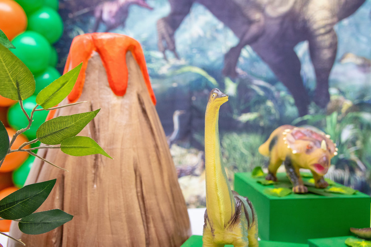 Decoração de Dinossauro para aniversário infantil