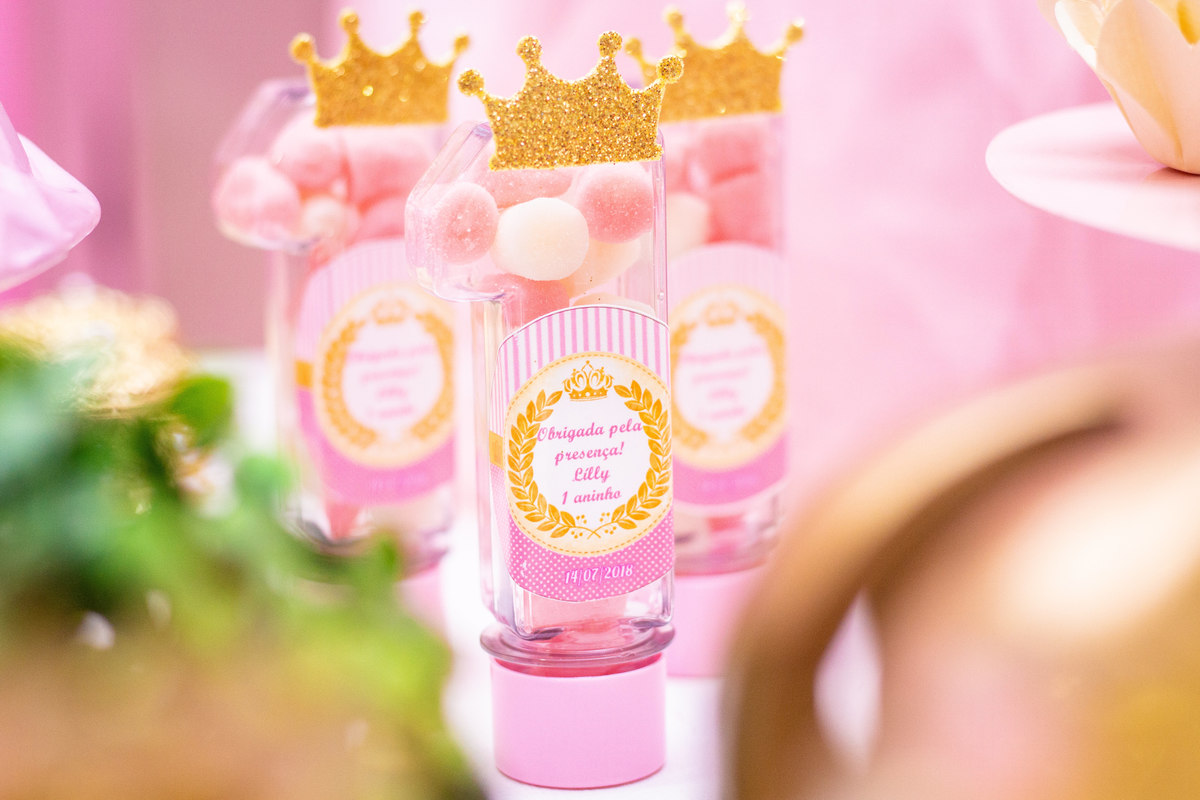 Tubetes personalizados da realeza 