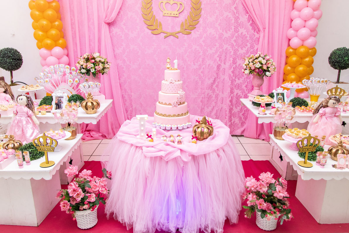 Decoração aniversário Realeza, princesa