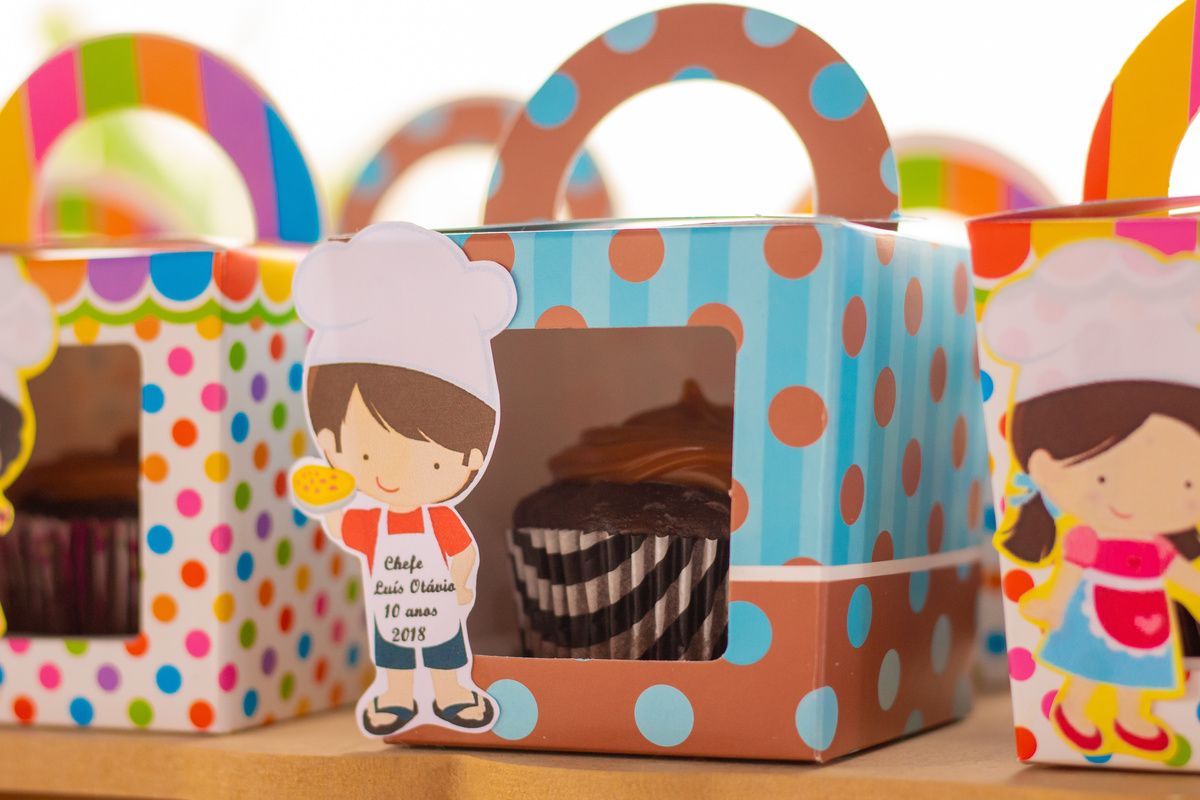Caixinha para cupcake, masterchef 