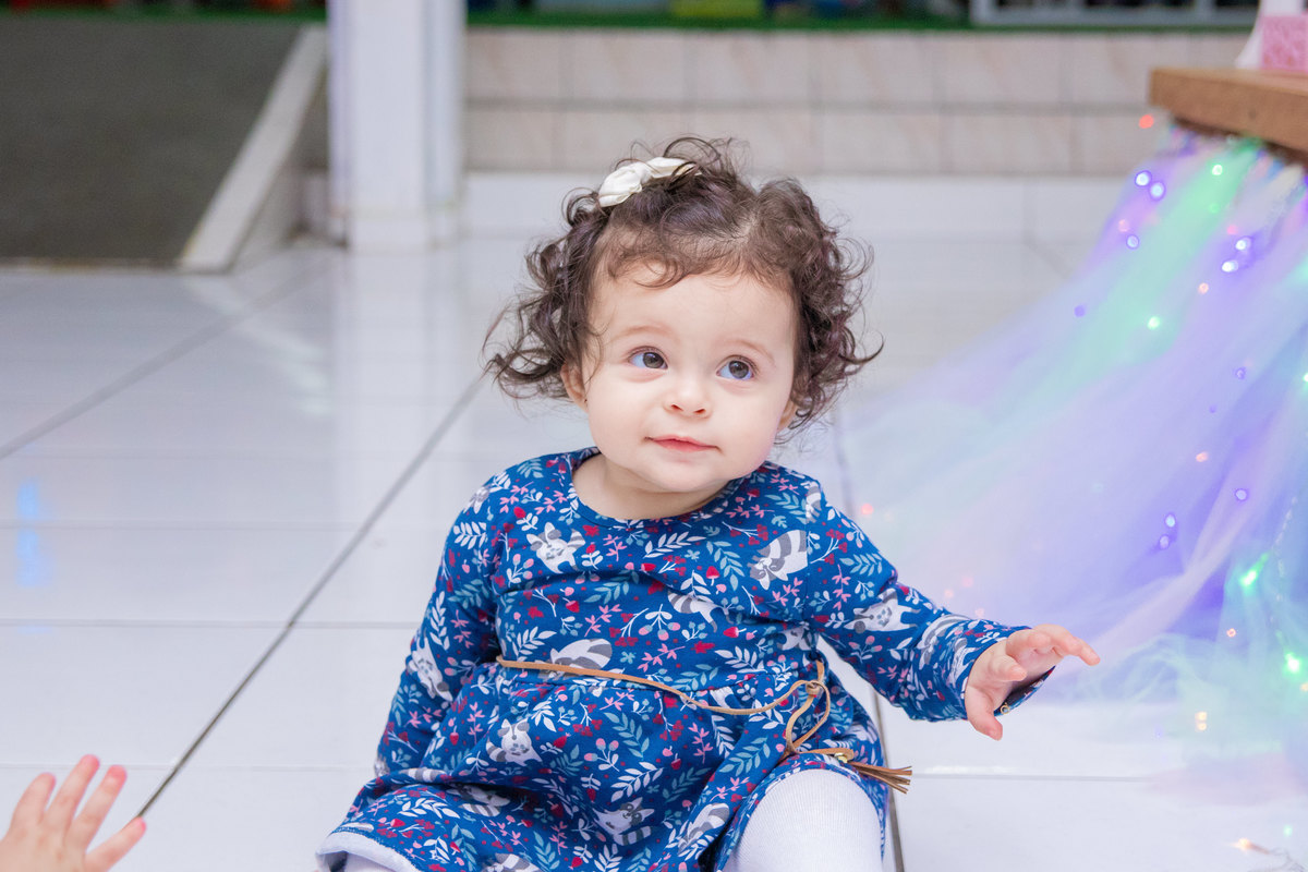 Nenê sorrindo em aniversário