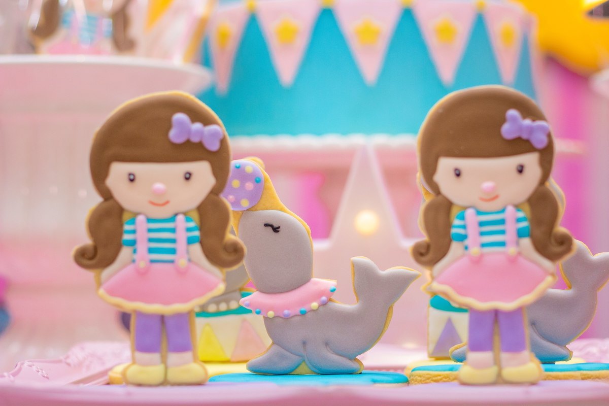 Biscoito personalizado tema circo