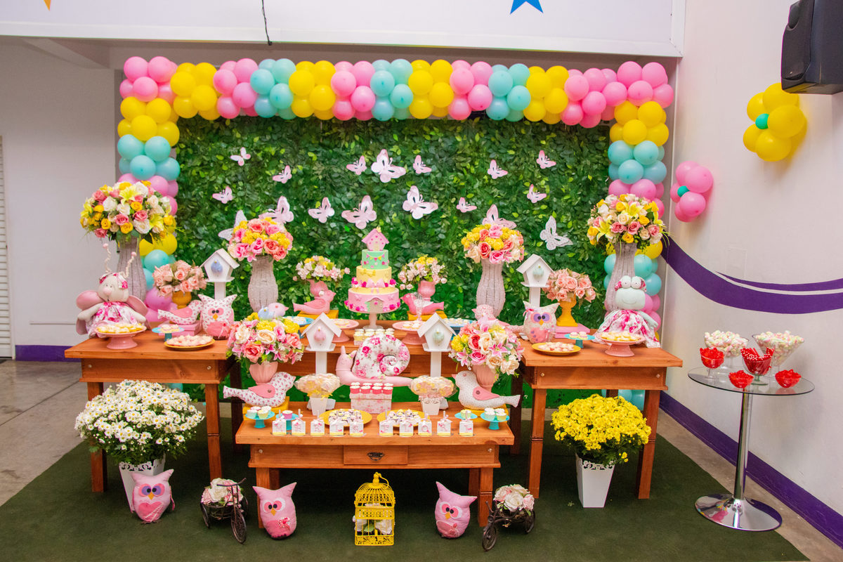 Decoração completa Jardim encantado