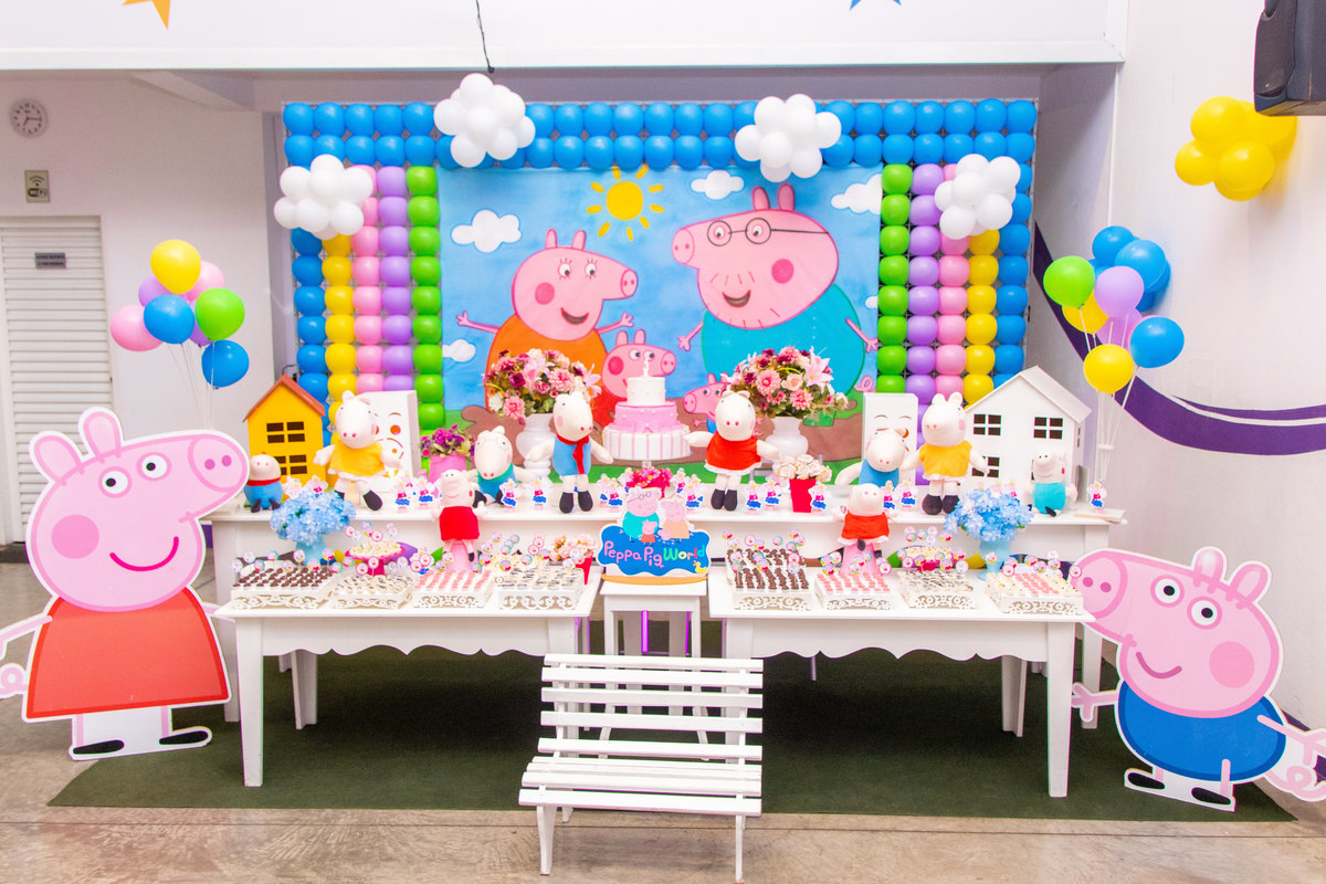 Decoração completa peppa pig