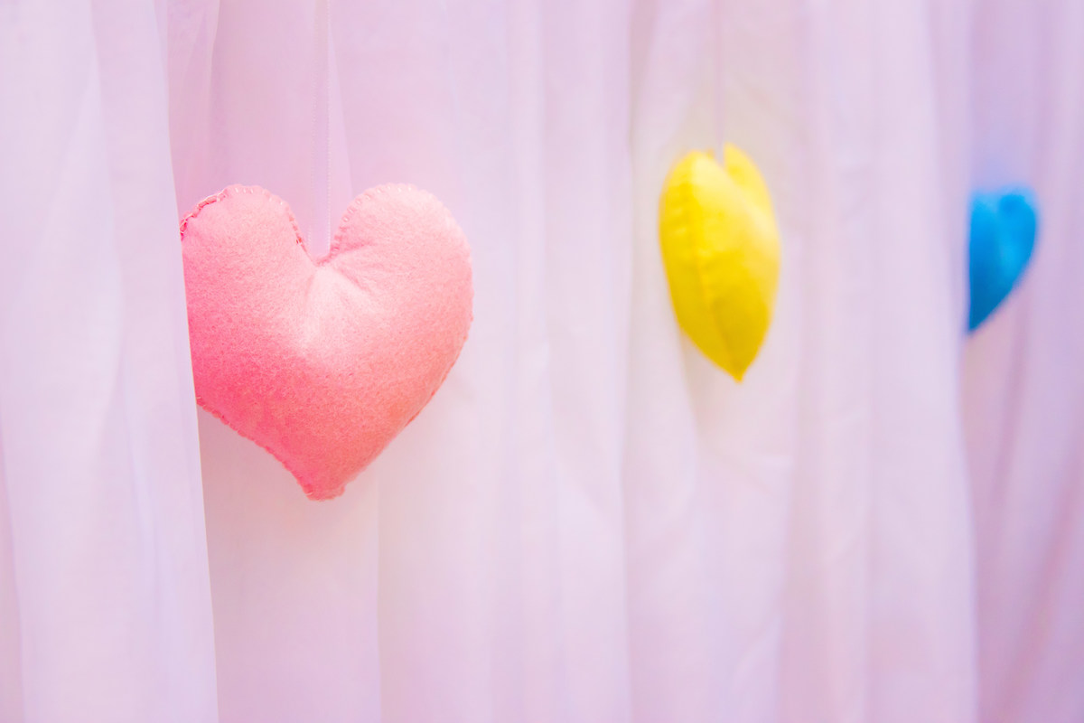 Detalhes decoração chuva de amor