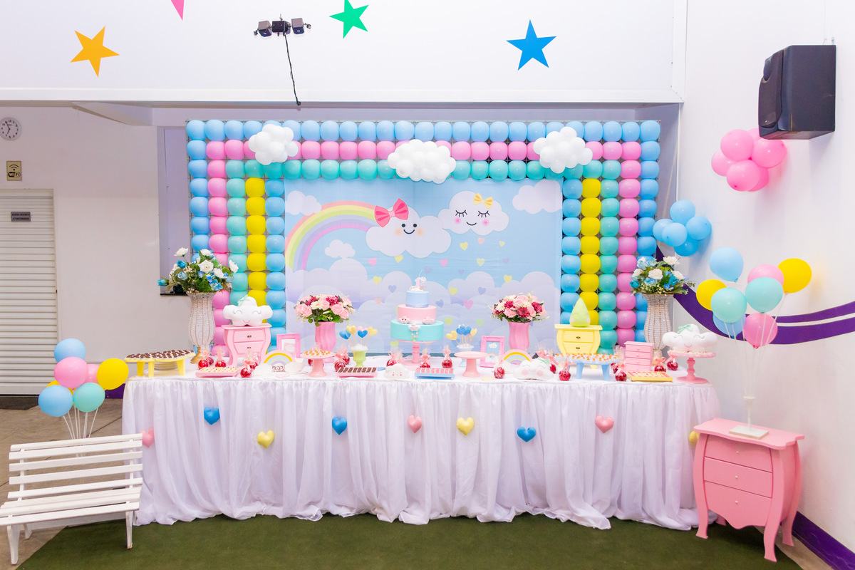 Decoração completa chuva de amor