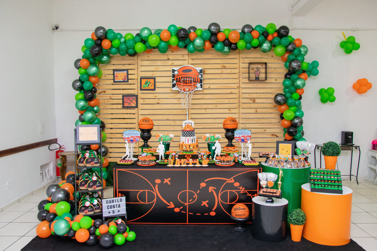 Decoração basquete