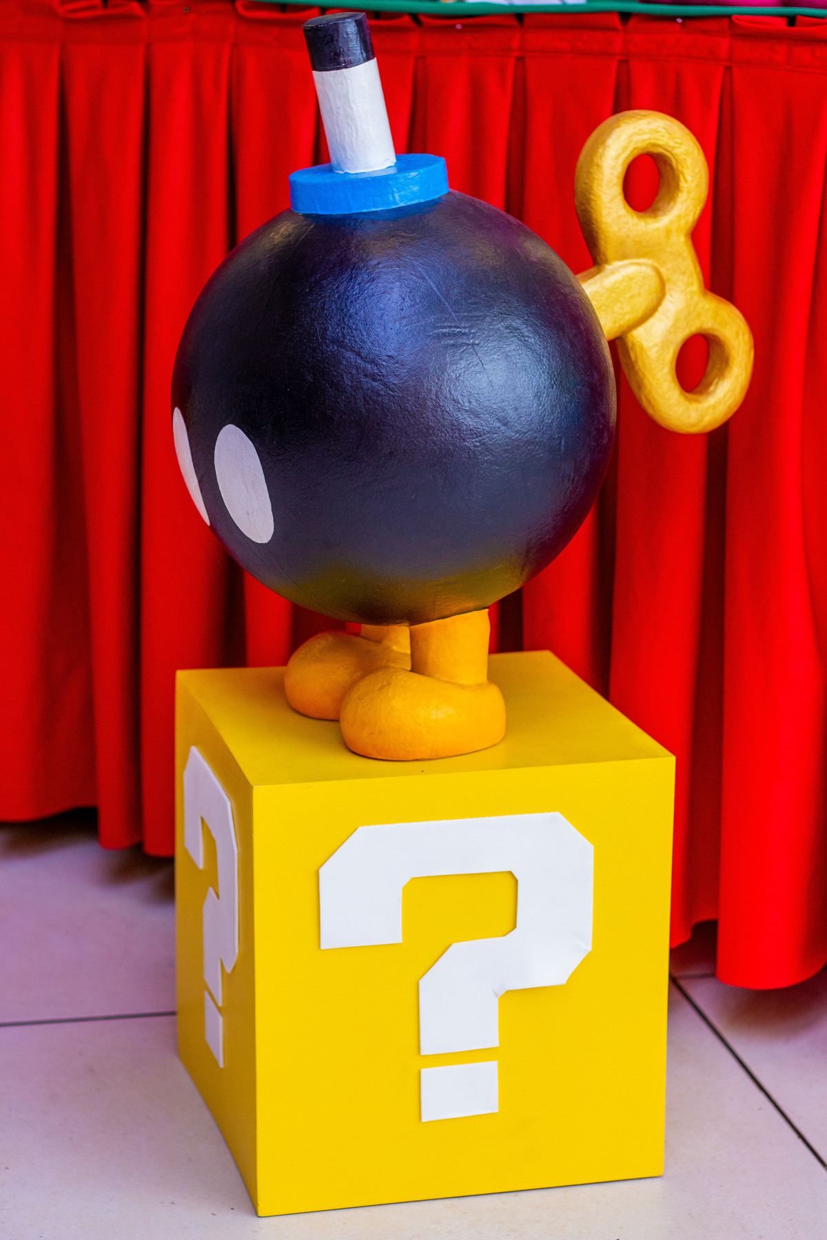 Itens de decoração Mario Bros 