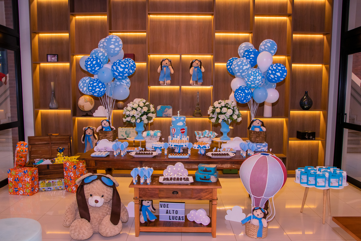 Decoração completa aviador