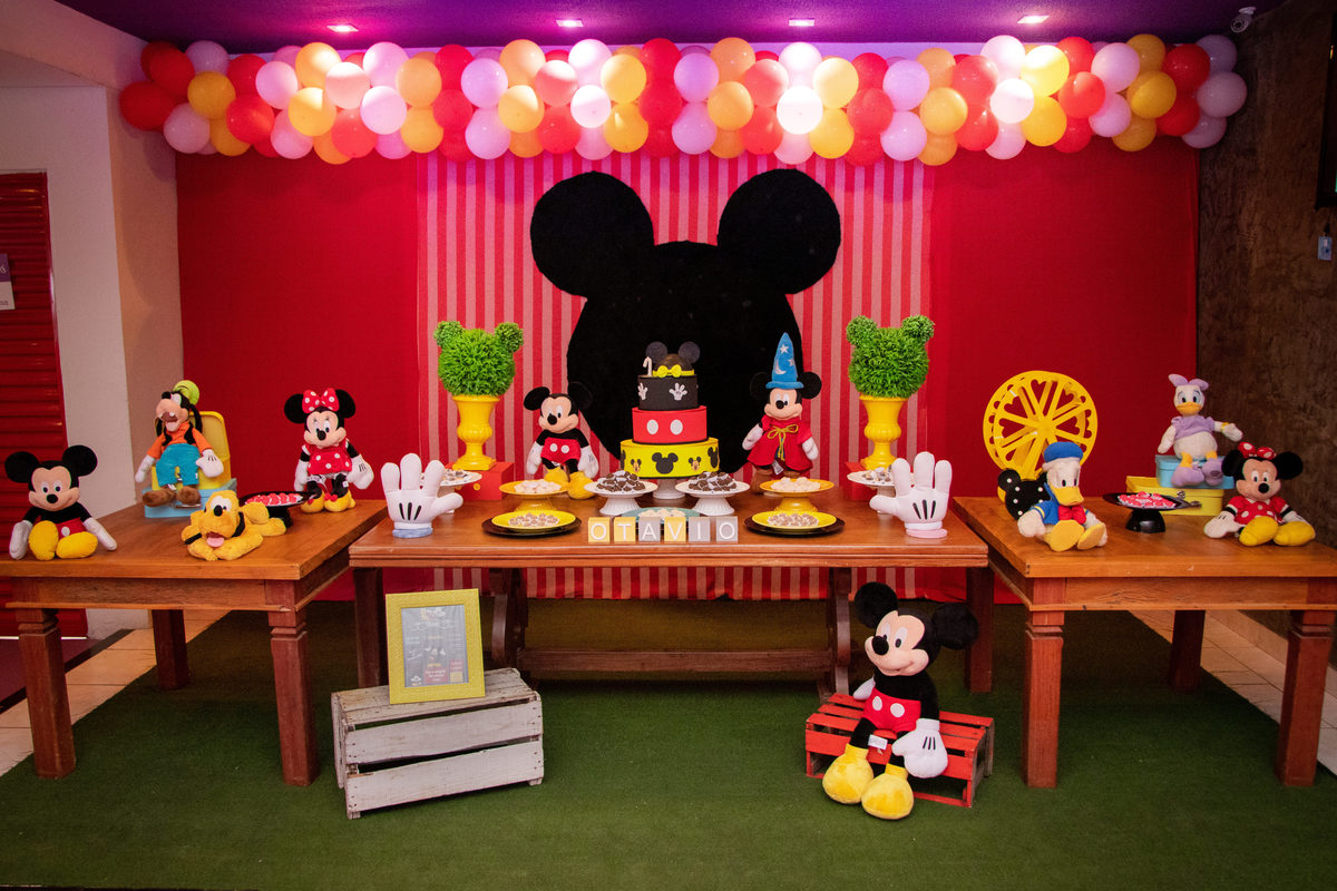 Decoração completa Mickey Mouse