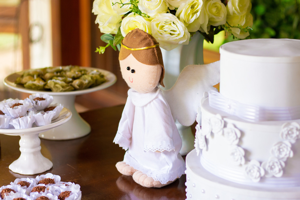 Decoração para batizado