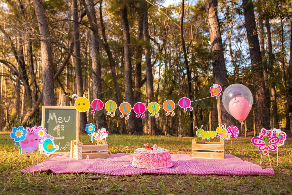 Horto Florestal Bauru, Cenário smash the cake com o tema Jardim 