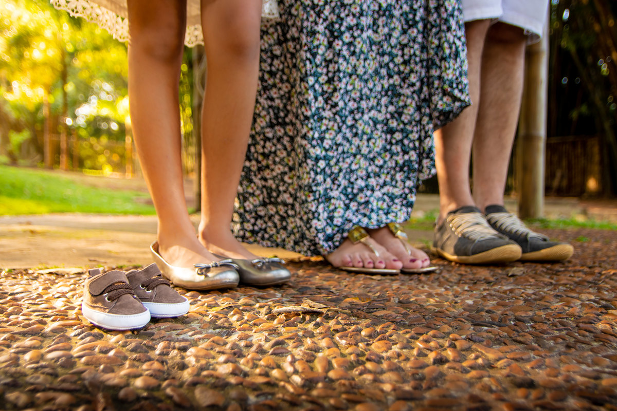 jardim botânico bauru, ensaio gestante, foto criativa para a família