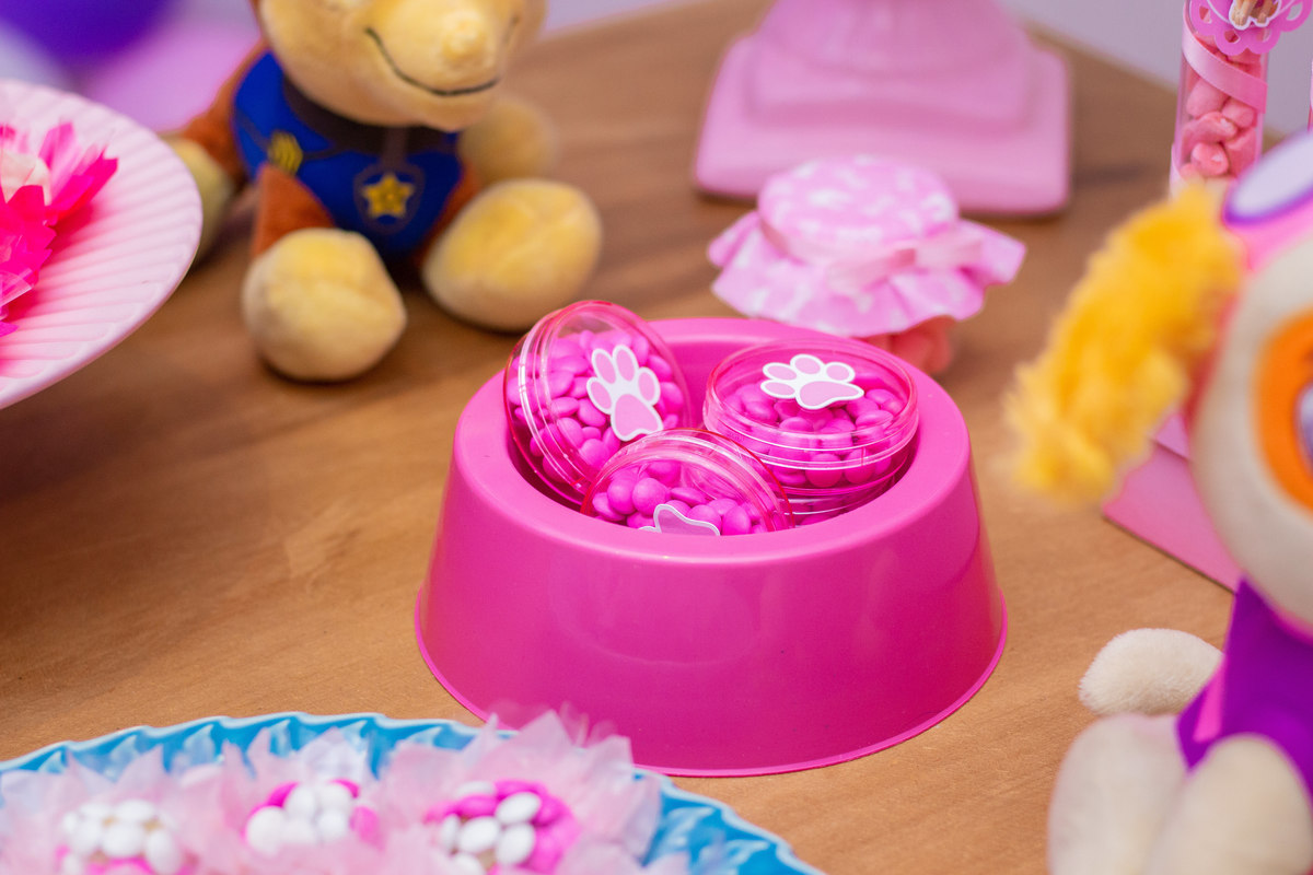 Buffet Pipoca Bauru, doces personalizados da patrulha canina