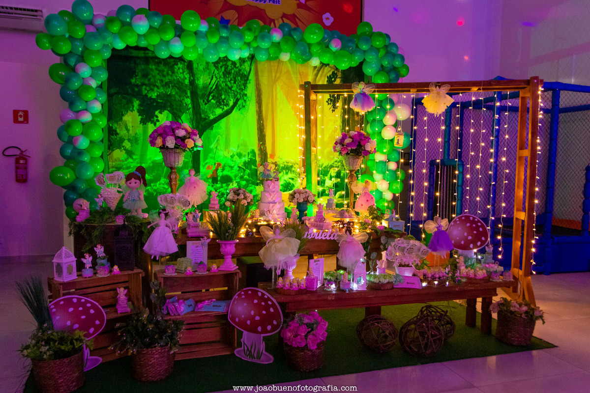 buffet pipoca 2 bauru, aniversário fada, decoração jardim encantado, decoração mundo das fadas, decoração fada