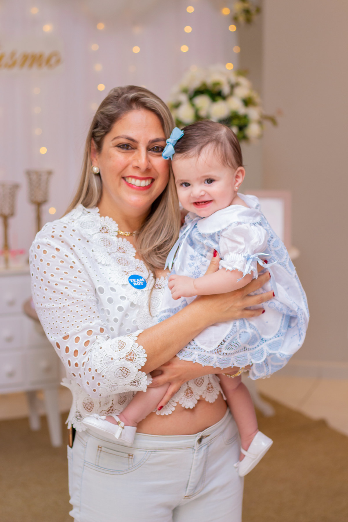 Paróquia Universitária do Sagrado Coração de Jesus - Bauru, foto em familia no batizado