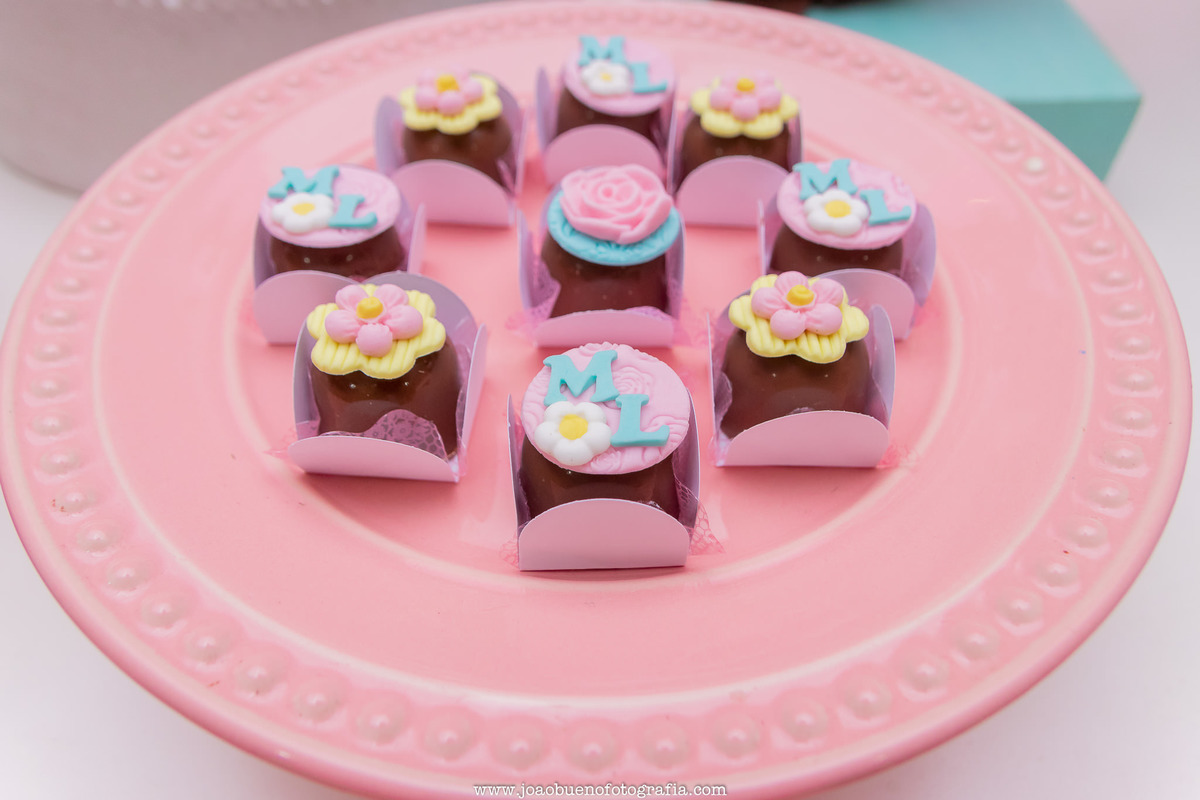 Jardim das festas Bauru, aniversário infantil Bauru, buffet infantil Bauru, doce personalizado de flor