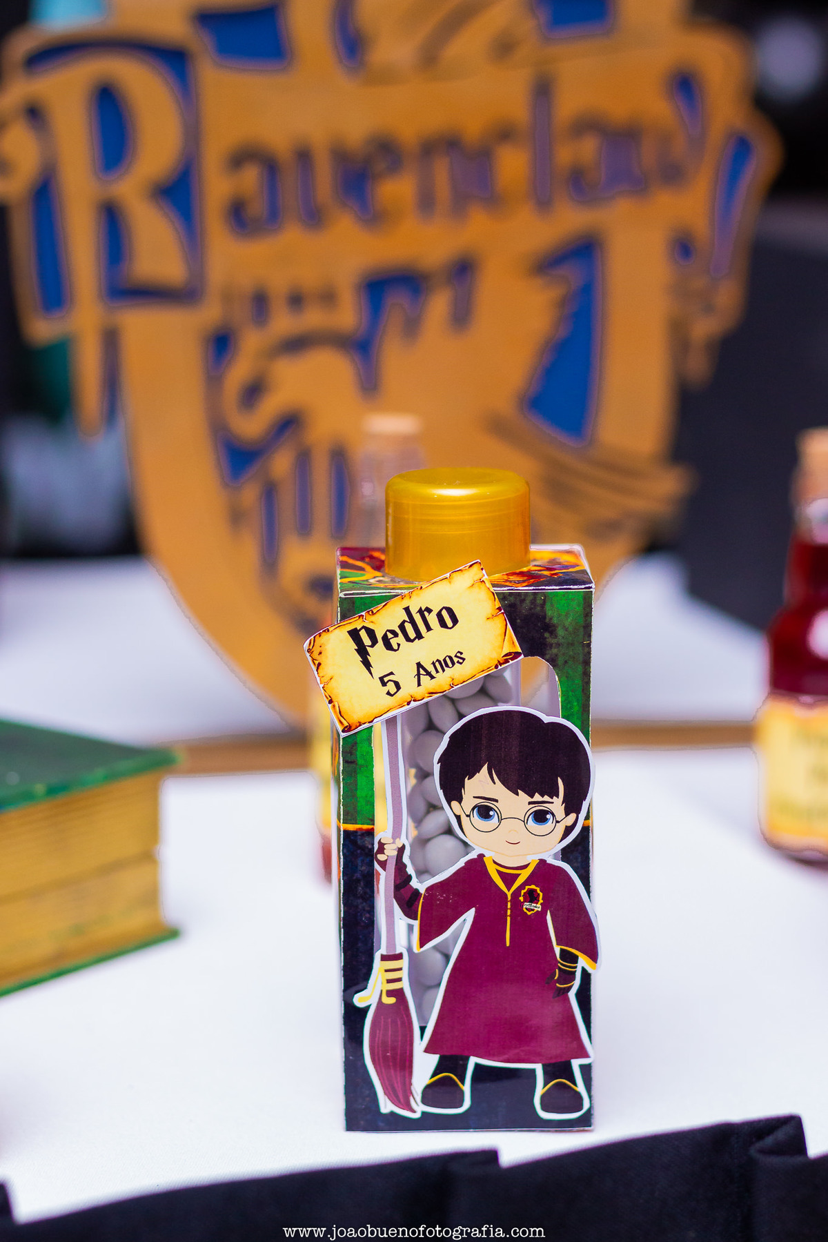 Buffet infantil Jardim das Festas, buffet infantil bauru, aniversário tema harry potter, tubete personalizado harry potter