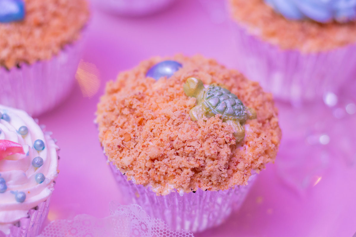 Buffet Que!baderna Bauru, fotógrafo aniversário infantil bauru, cupcake personalizado fundo do mar