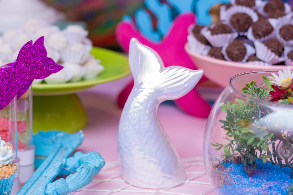 Buffet Que!baderna Bauru, fotógrafo aniversário infantil bauru, cauda sereia para decoração