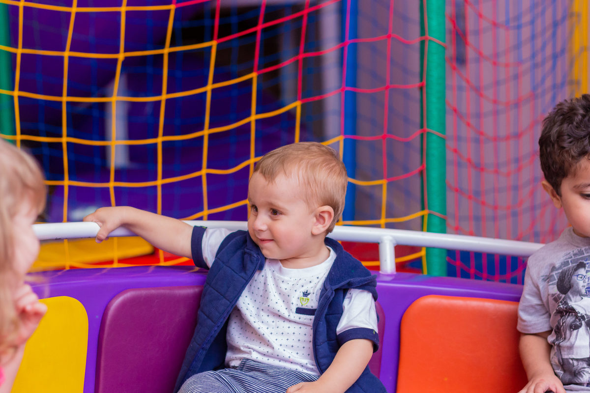 Buffet Que!baderna Bauru, fotógrafo aniversário infantil bauru, bebê brincando na la bamba