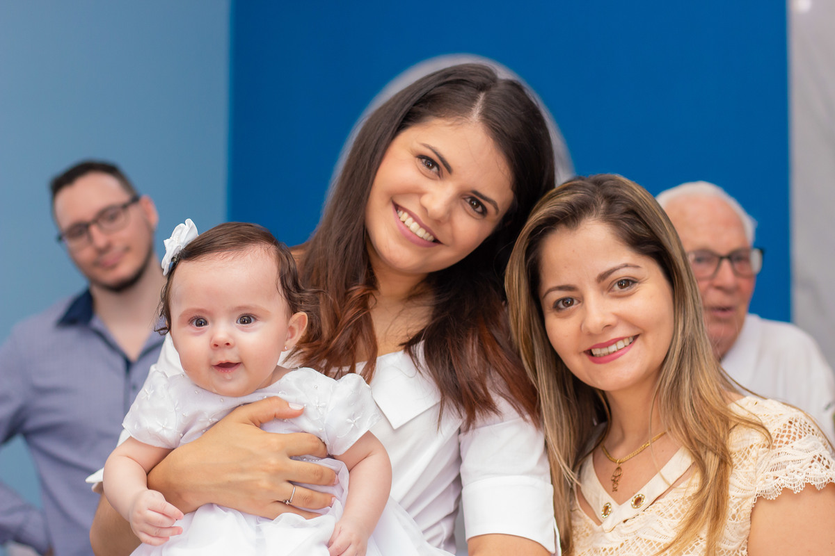 Igreja Nossa Senhora das Graças Bauru, mãe e filha em seu batismo