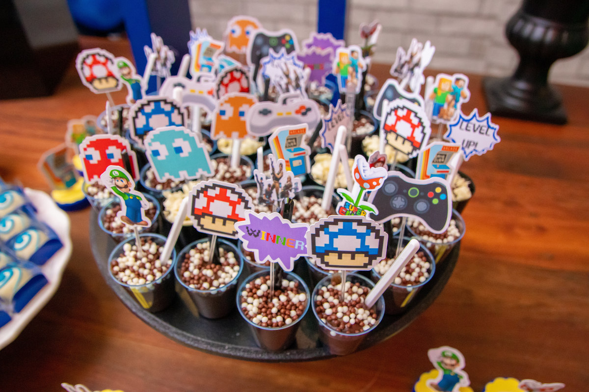 bauru, aniversário infantil bauru, aniversário video game, aniversário playstation, toppers videogame 