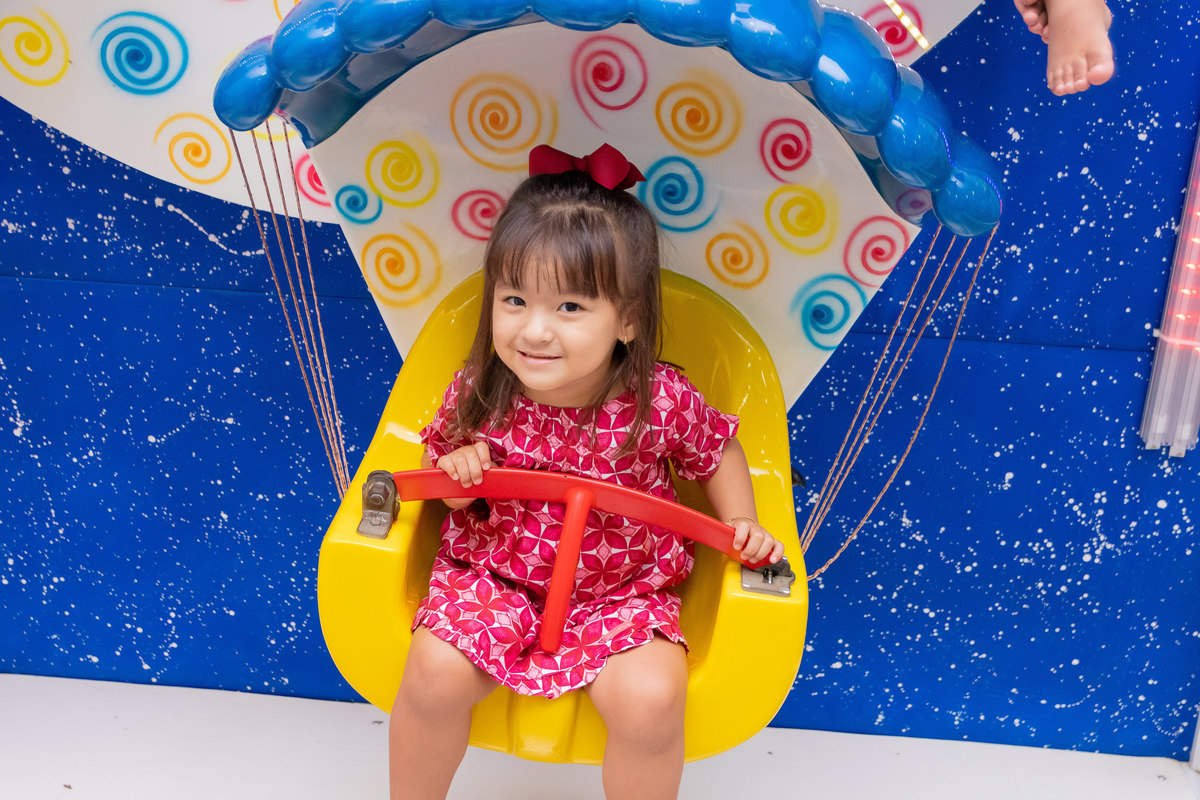 Buffet pipoca bauru, aniversário infantil em bauru, menina brincando