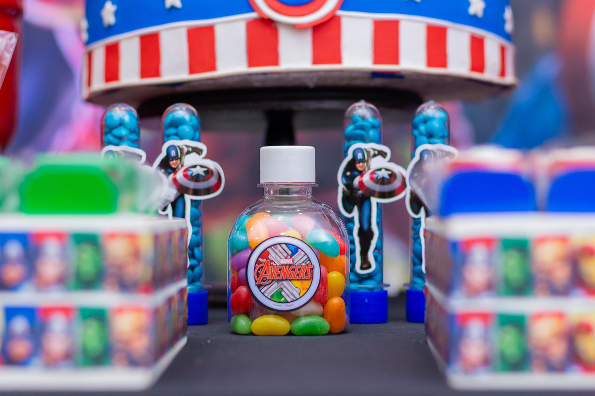 Buffet pipoca bauru, aniversário infantil em bauru, tubete dos vingadores