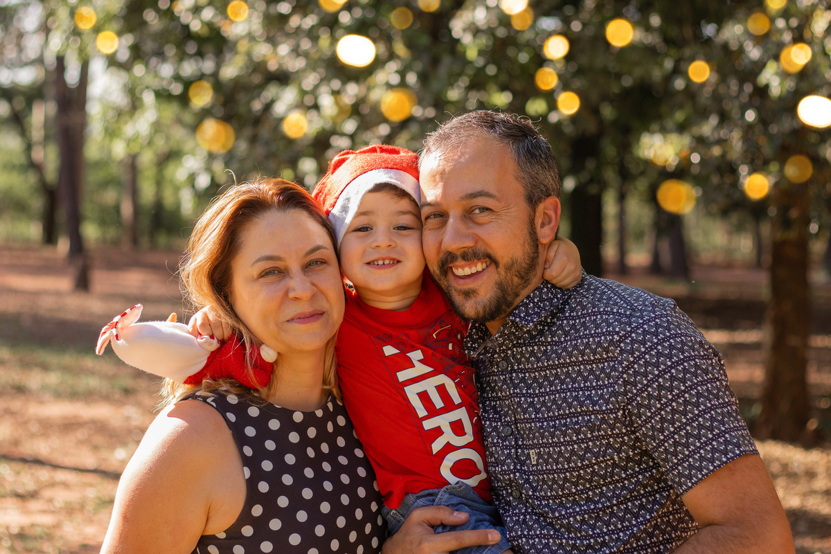 ensaio natalino em Bauru, ensaio infantil em bauru, família reunida em sessão natalina