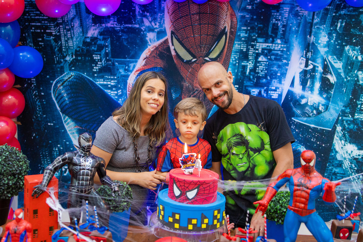 festa spider man homem aranha bauru aniversario infantil menino fotografia de familia parabéns time