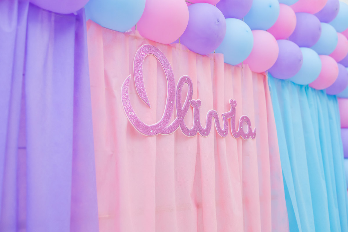 aniversário-3-anos-bauru-olivia sereia festa infantil decoração laços para meninas  decoração fundo do mar menina